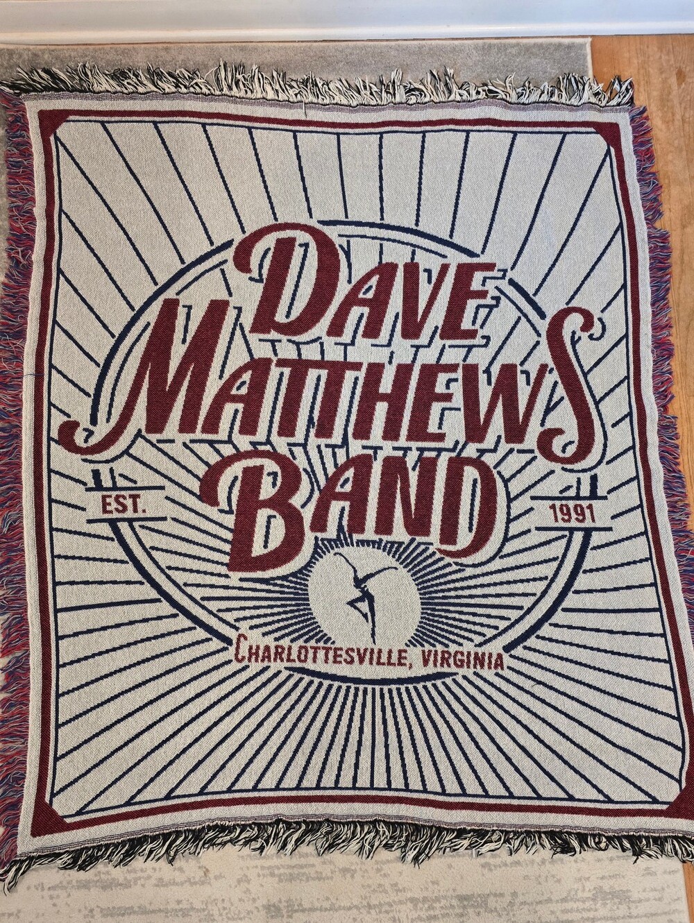Dave Matthews Band Throw Blanket